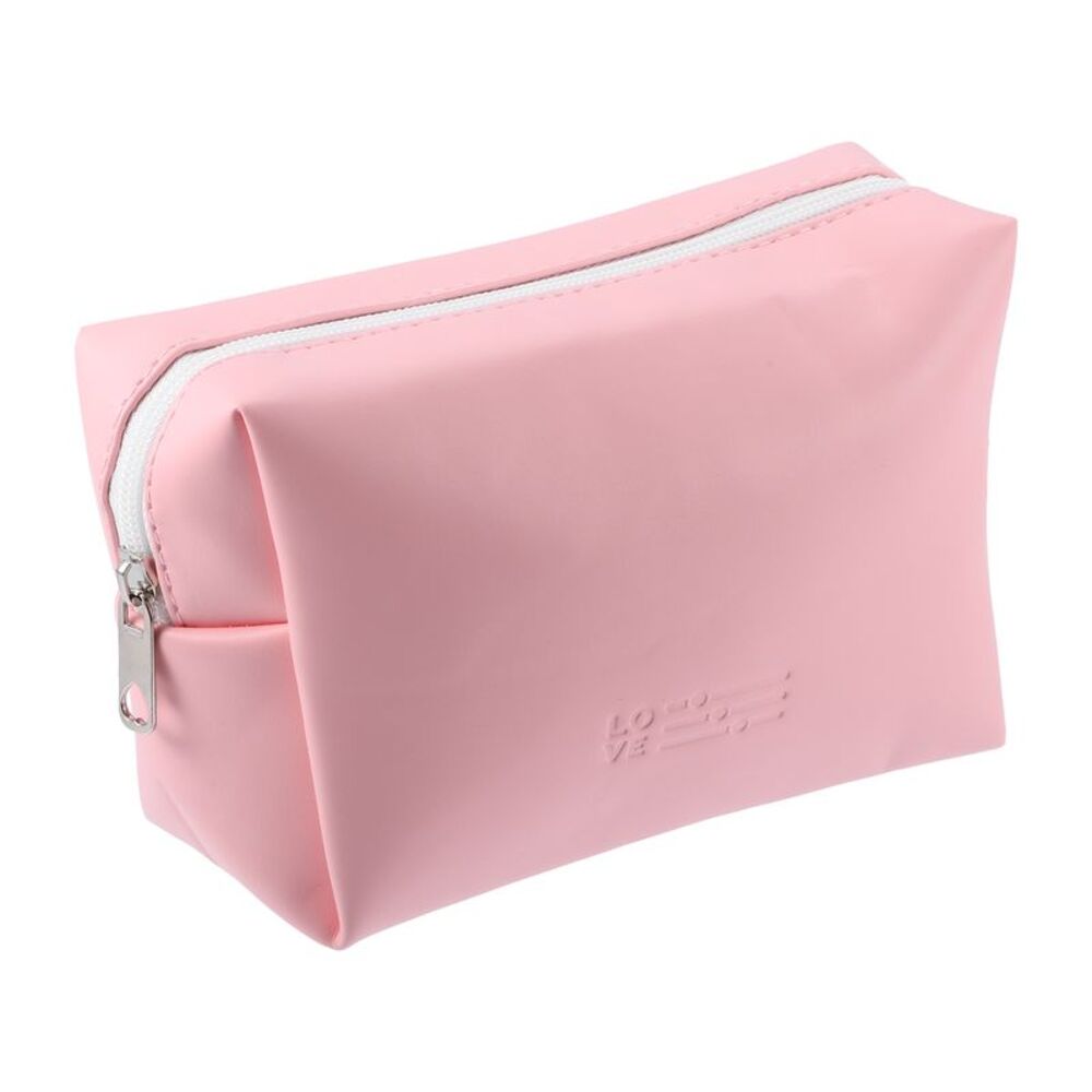Portable Waterproof Travel Makeup Organizer Toiletry Bag Pink